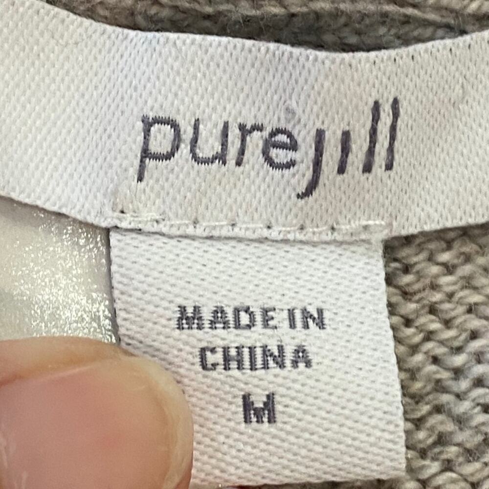 J. Jill Multicolor Color-Block One-Button Longlin… - image 5